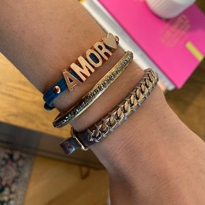 “Amor” bracelet set